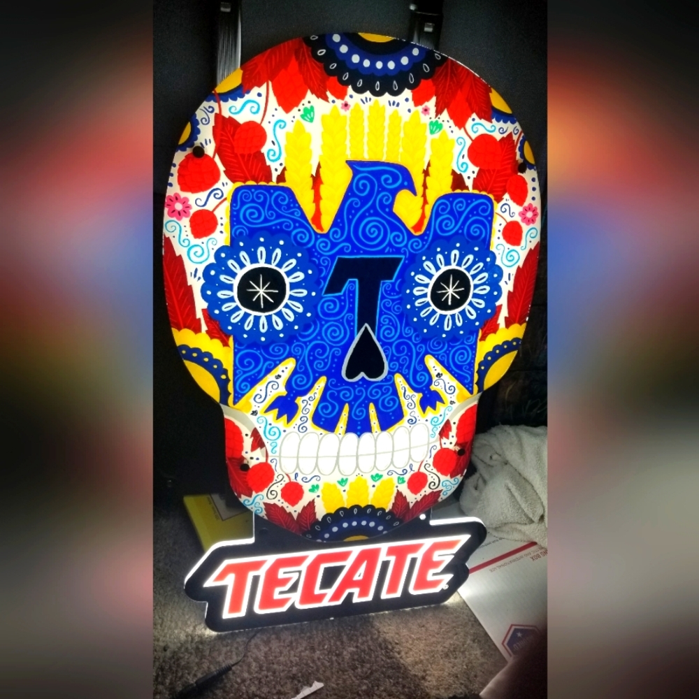 Tecate Day of the Dead led light